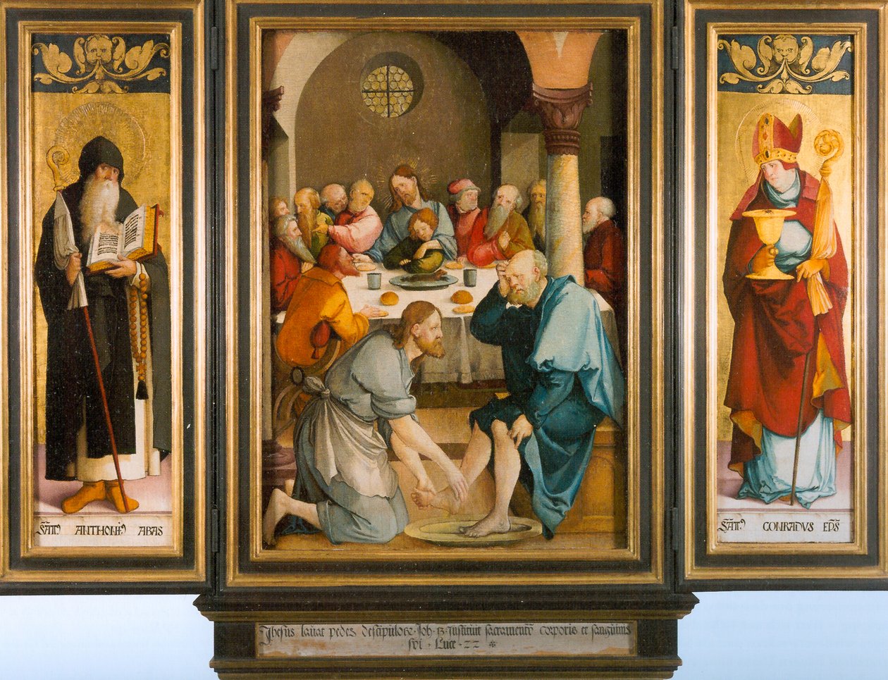 Das St. Galler Abendmahlretabel von Master of Messkirch