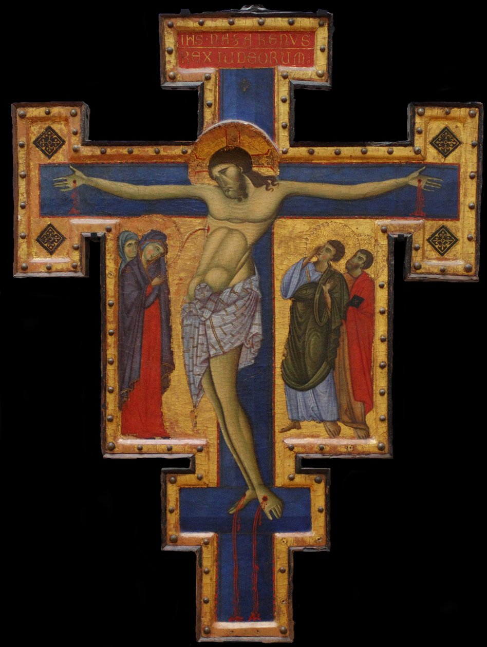 Kruzifix, ca. 1260-1270 von Master of Saint Francis,