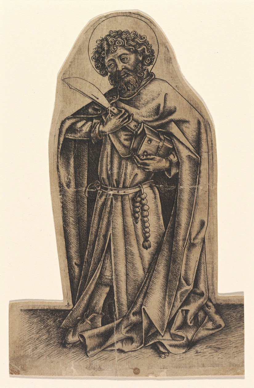 Sankt Bartholomäus von Master of Saint John the Baptist