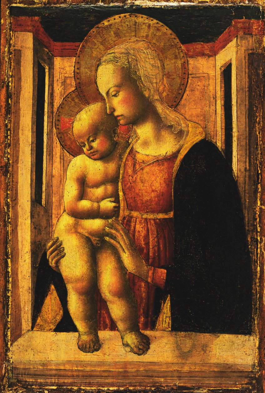 Die Madonna und das Kind von Master of San Miniato