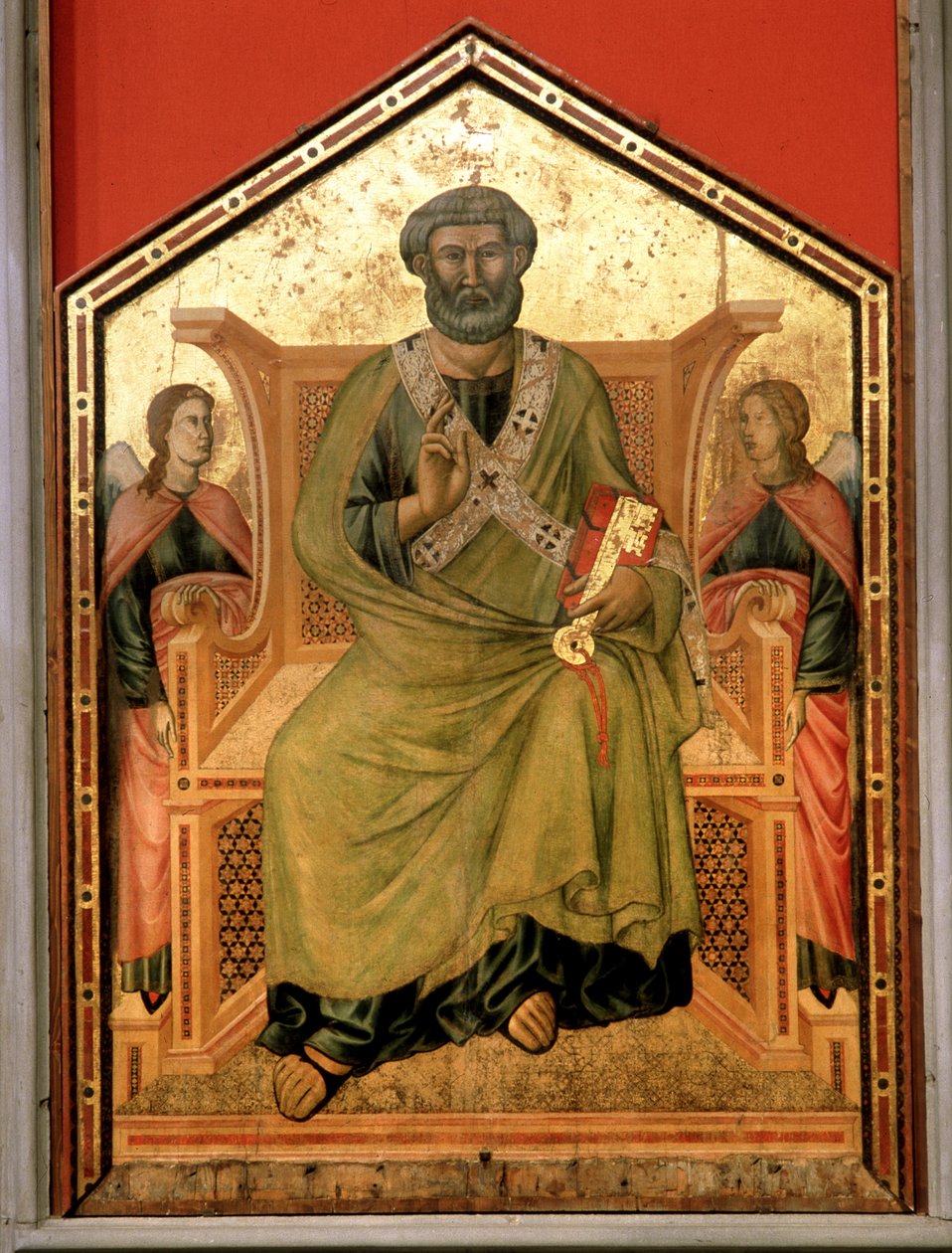 Heiliger Petrus von Master of St. Cecilia