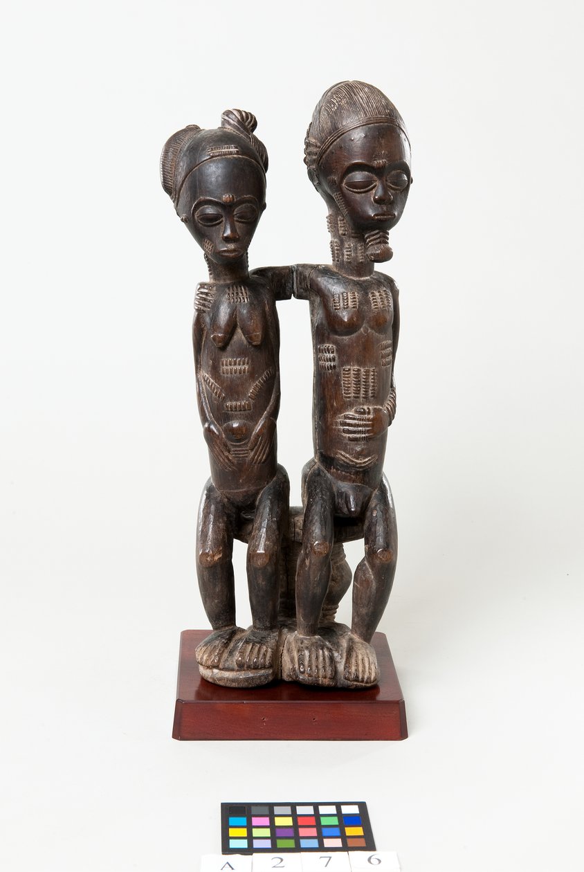 Sitzendes Paar, ca. 1885-99 von Master of the Barnes Couple