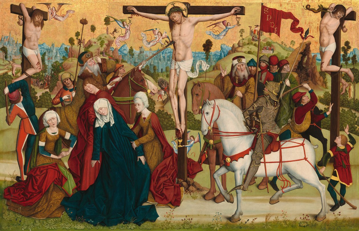 Kalvarienberg von Master of the Death of Saint Nicholas of Münster