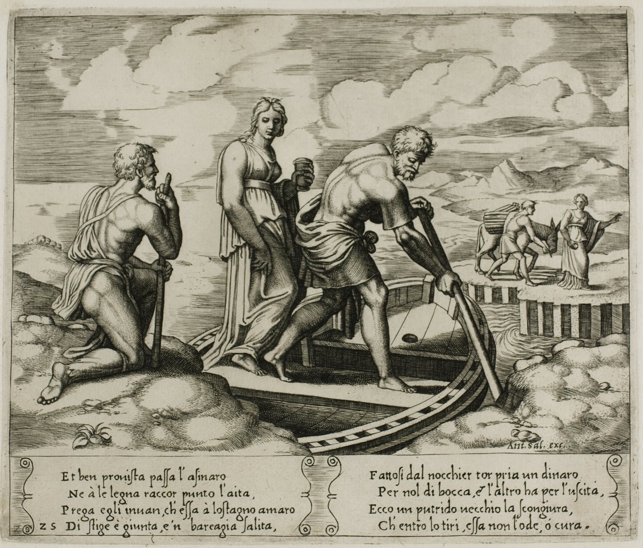 Psyche besteigt Charons Boot von Master of the Die