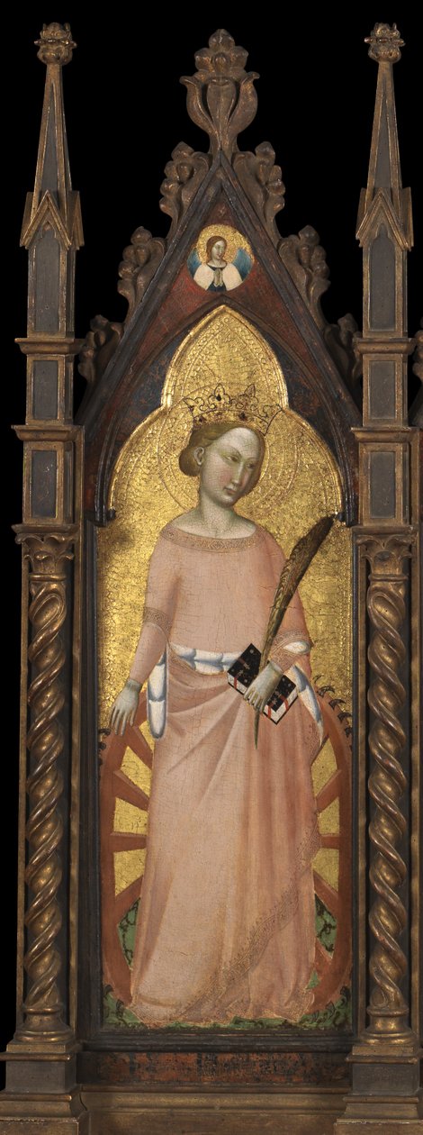 Heilige Katharina von Master of the Dominican Effigies
