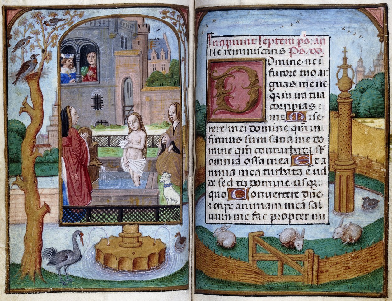 Bathseba, ca. 1490 von Master of the Dresden Prayer Book
