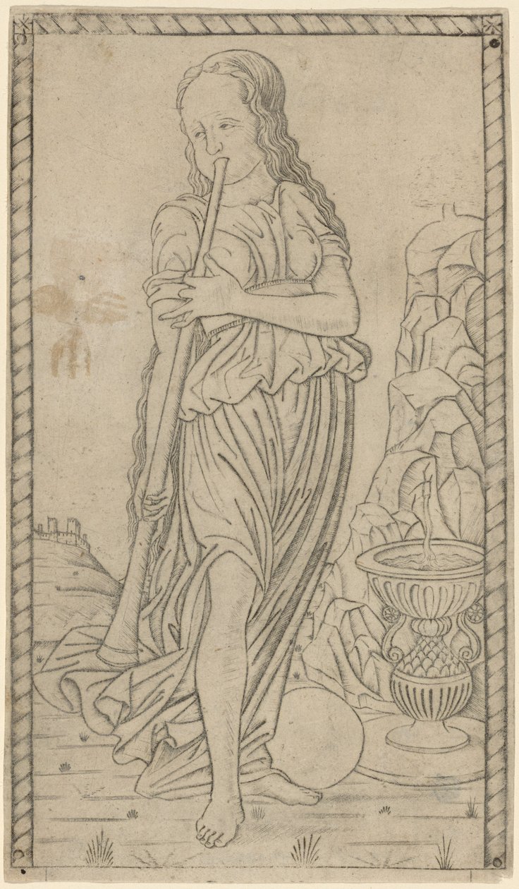 Kalliope von Master of the E Series Tarocchi