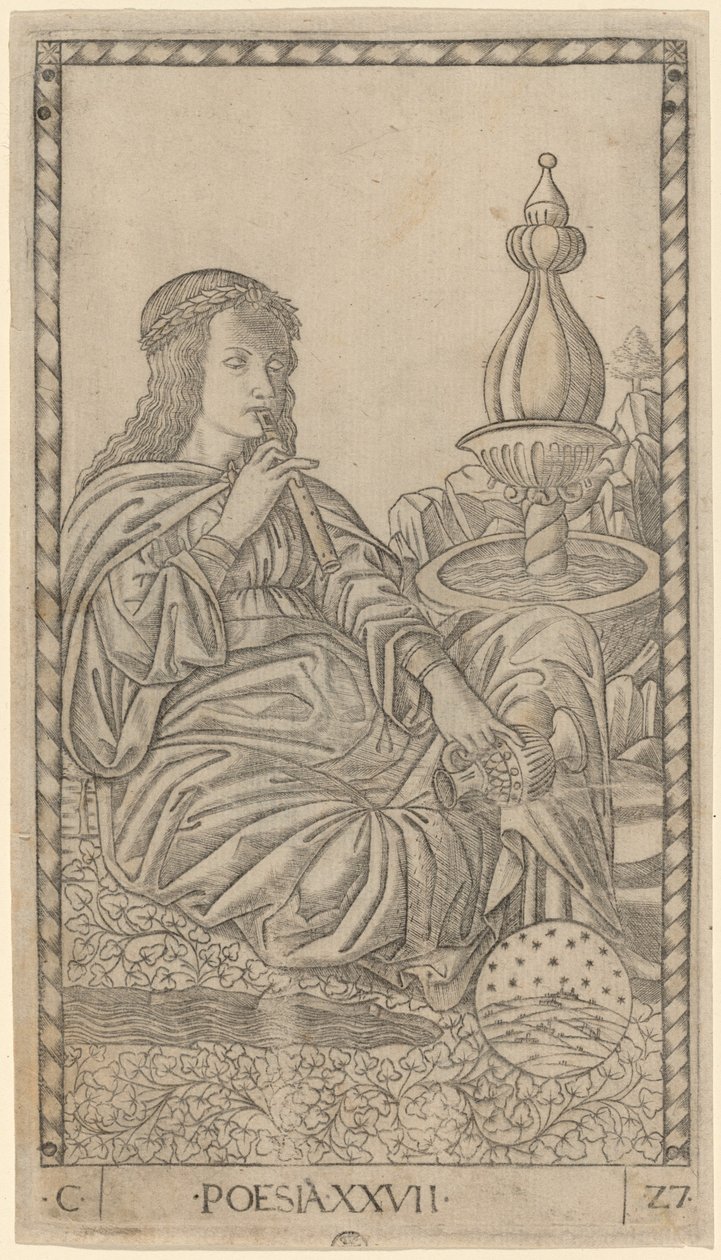 Poesie von Master of the E Series Tarocchi
