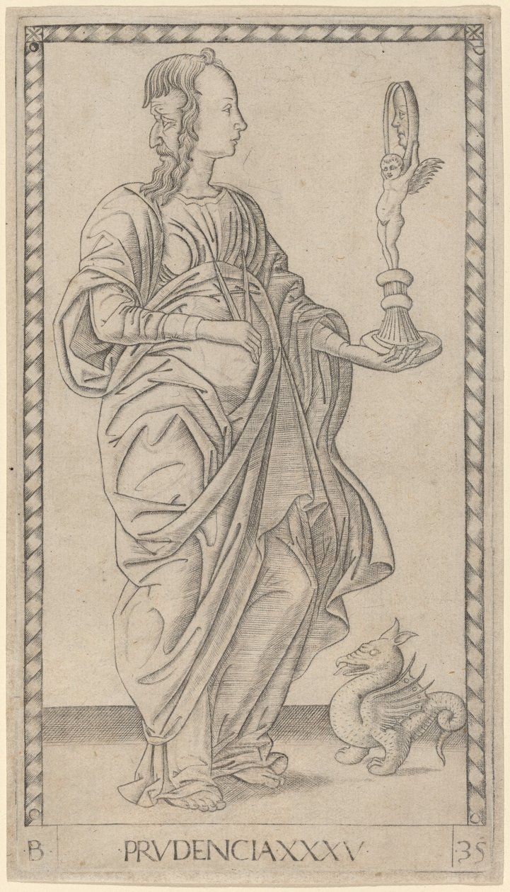 Klugheit von Master of the E Series Tarocchi