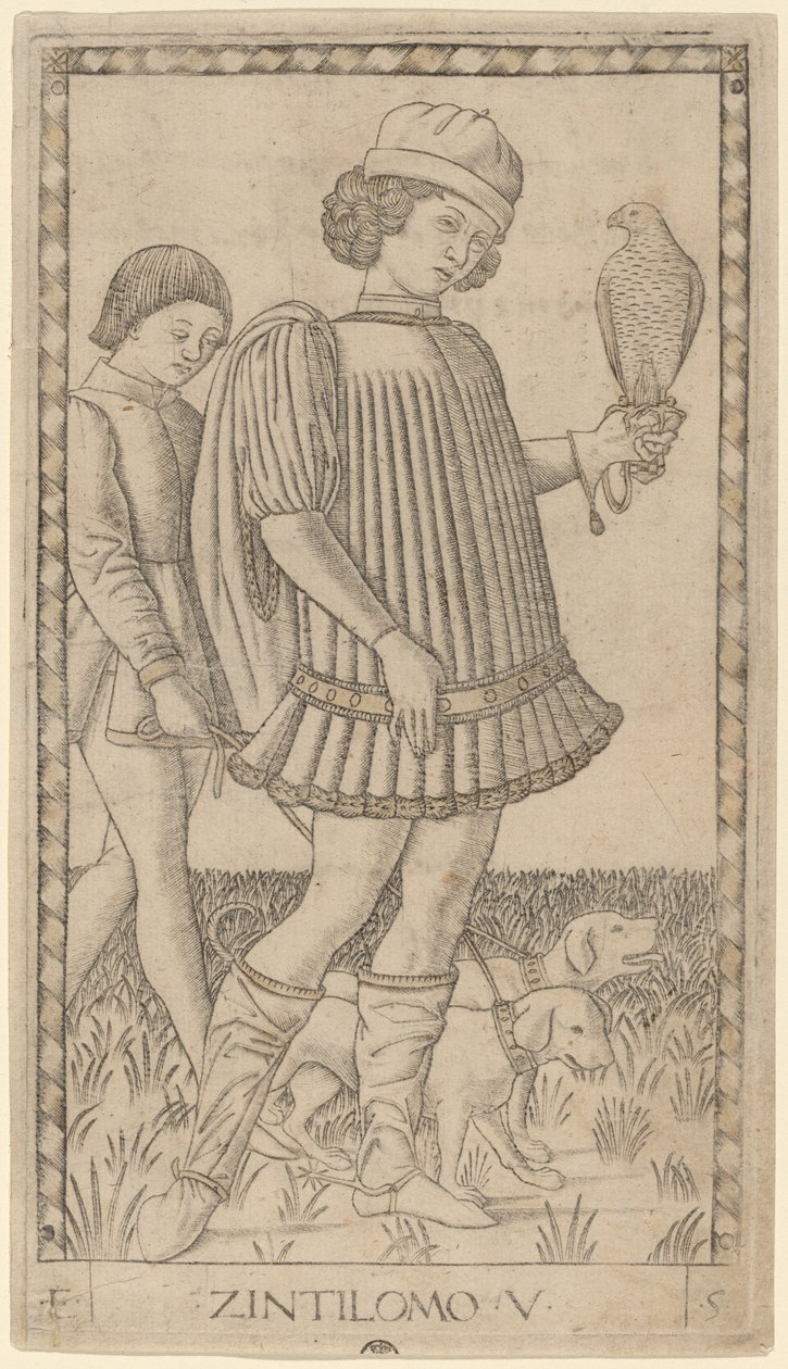 Gentleman von Master of the E Series Tarocchi