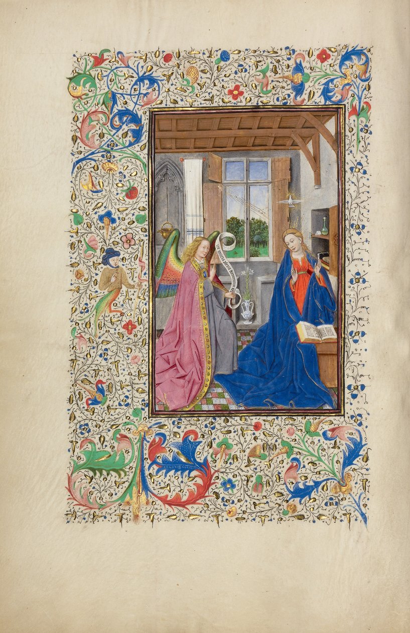 Die Verkündigung von Master of the Llangattock Hours
