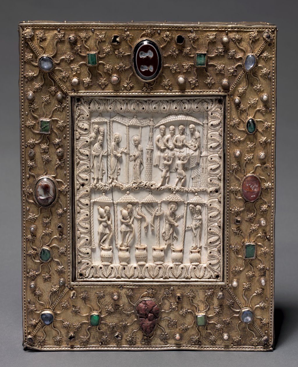 Buchförmiges Reliquiar, um 1000 von Master of the Registrum Gregorii