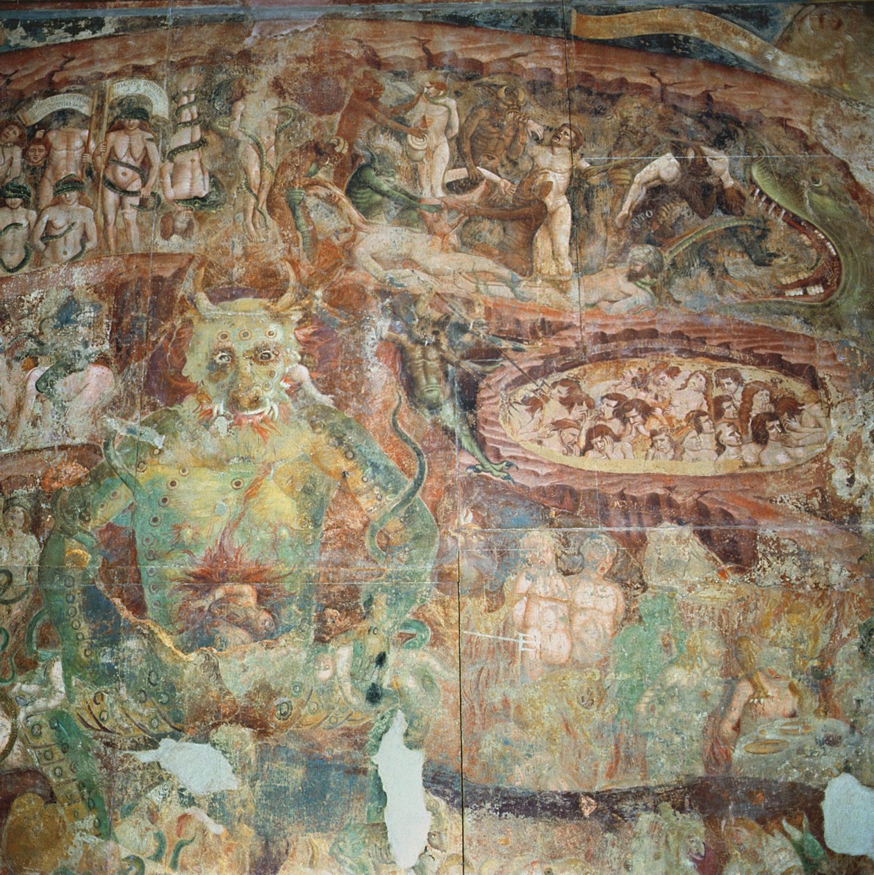 Hölle, 1360-70 von Master of the Triumph of Death