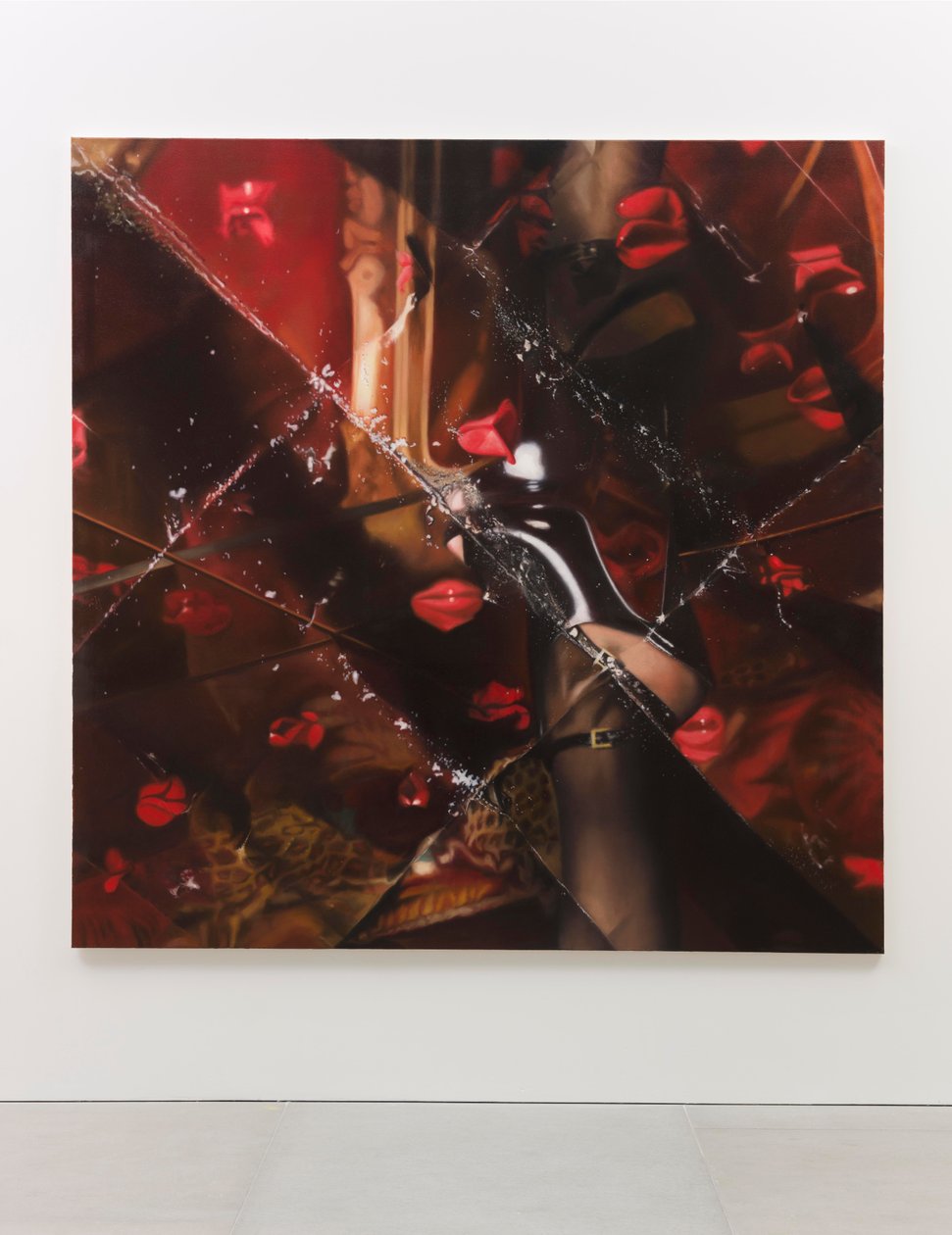 Schwarzes Strumpfband von Mat Collishaw