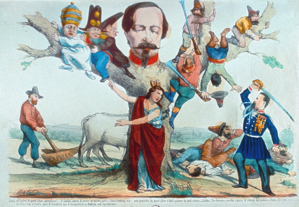 Allegorie Italiens während des Risorgimento von Mata
