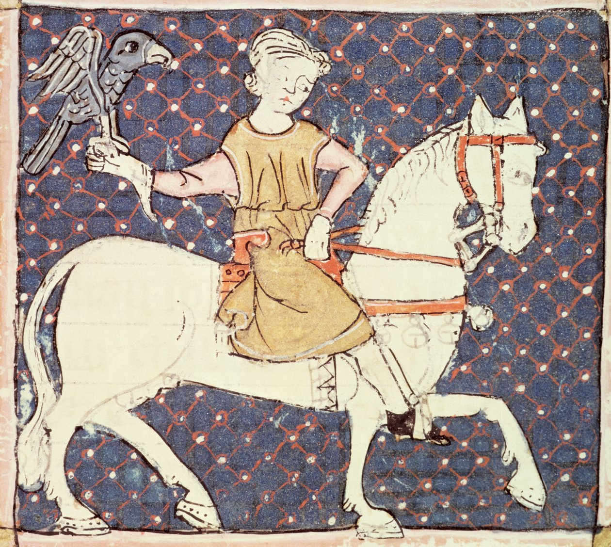 Fol.58v Mai: Falknerei von Matfre Ermengaut