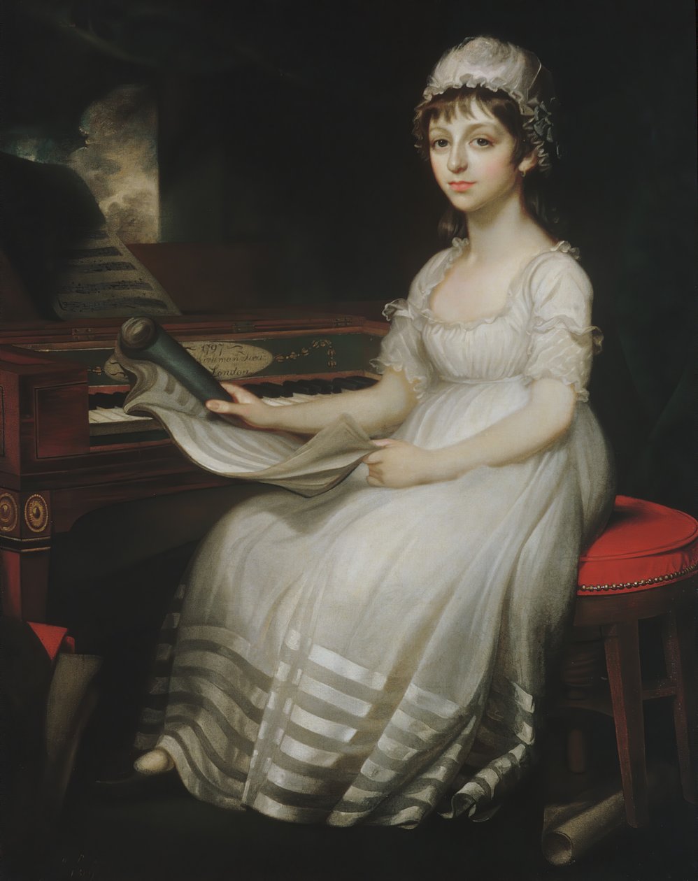 Porträt einer jungen Frau, 1801 von Mather Brown