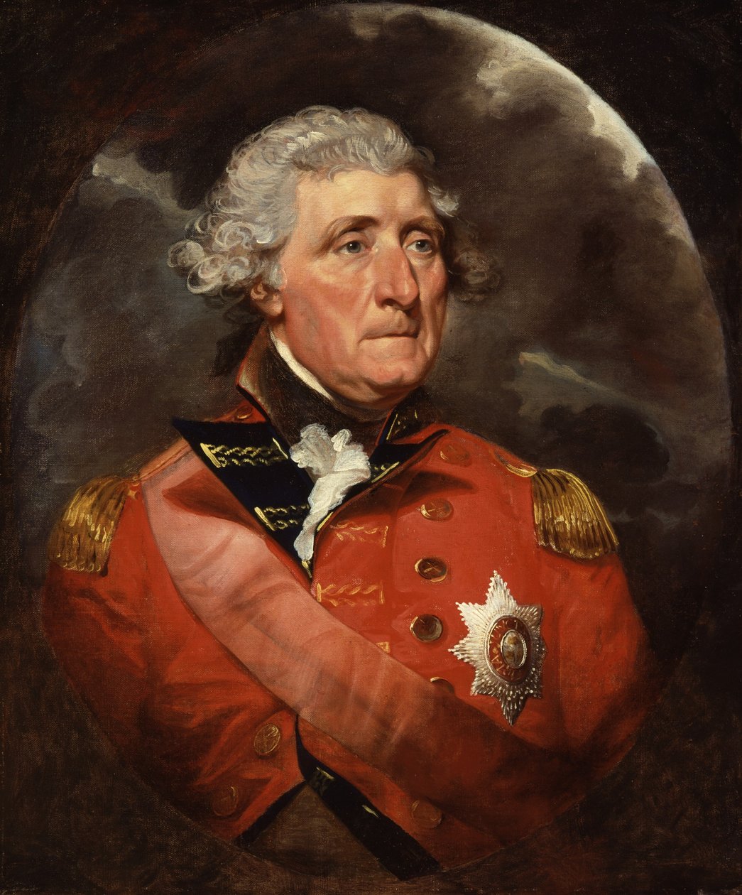 Sir George Augustus Elliott, Baron Heathfield von Mather Brown