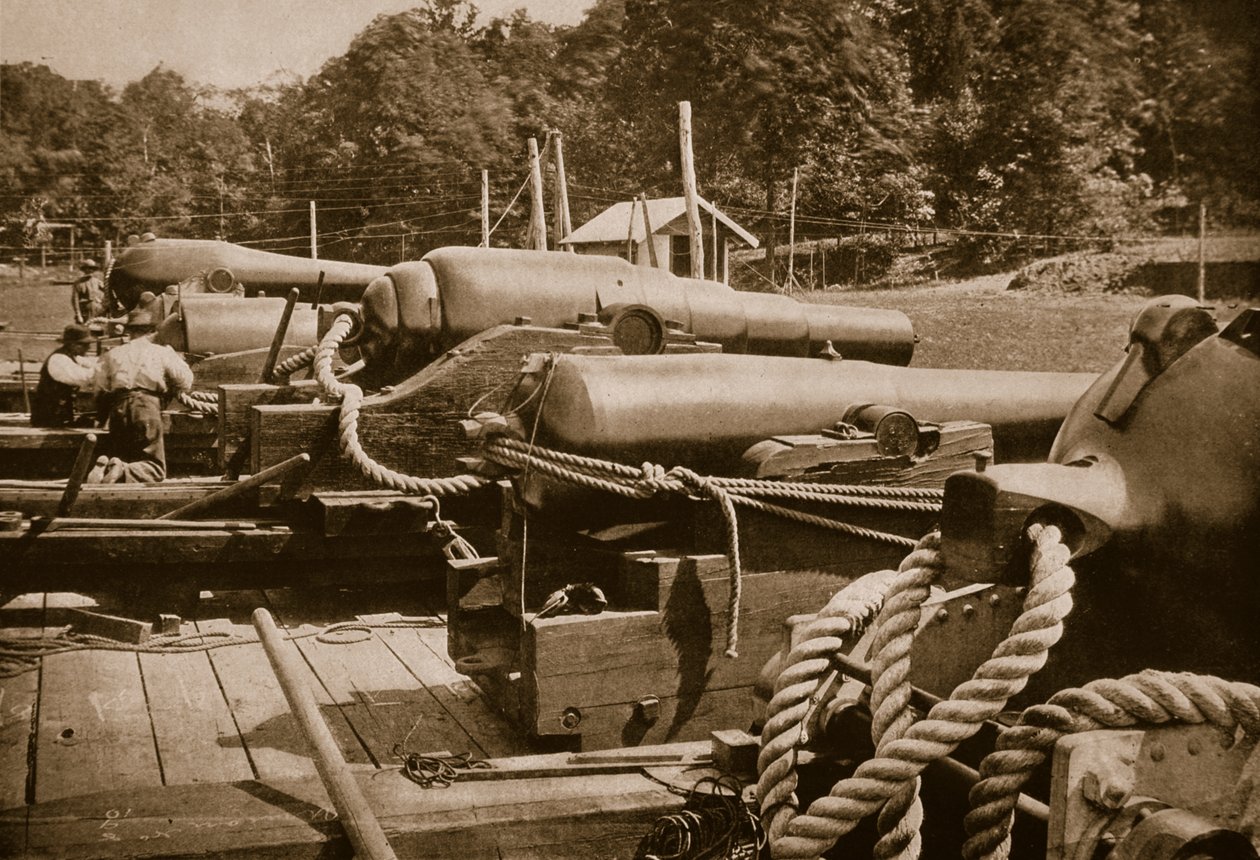 Batterie in Annapolis, 1861-65 von Mathew B. Brady