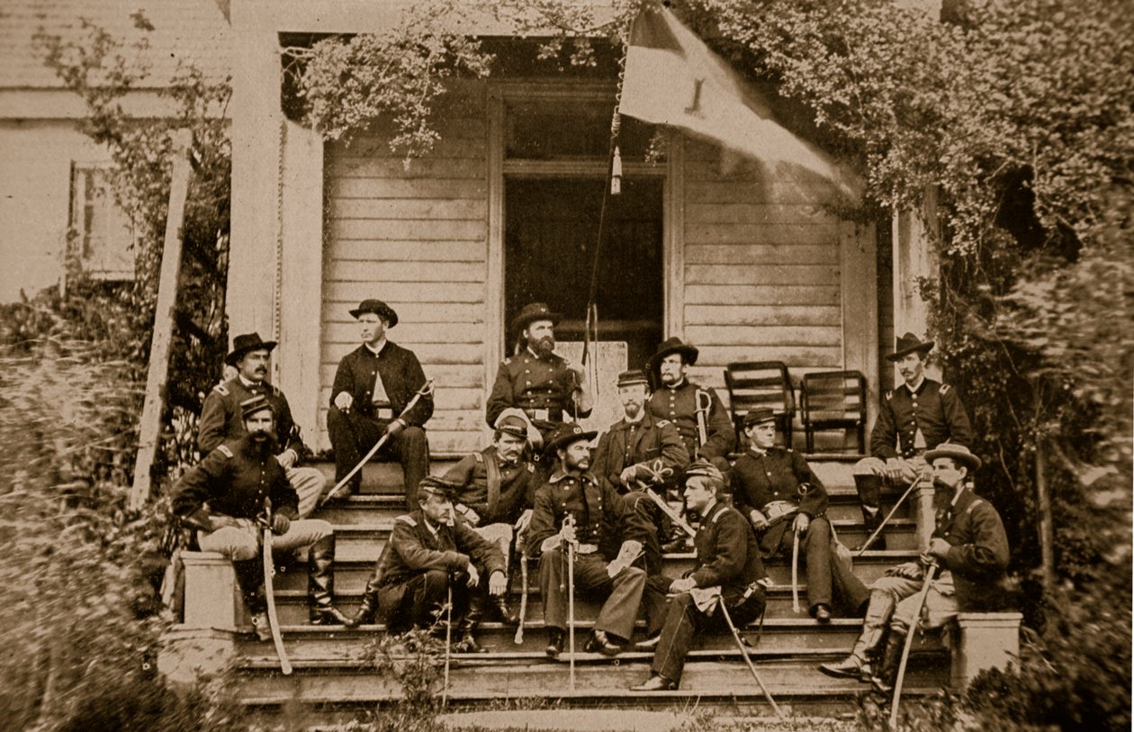 General A. T. A. Torbert und Stab, 1864 von Mathew B. Brady