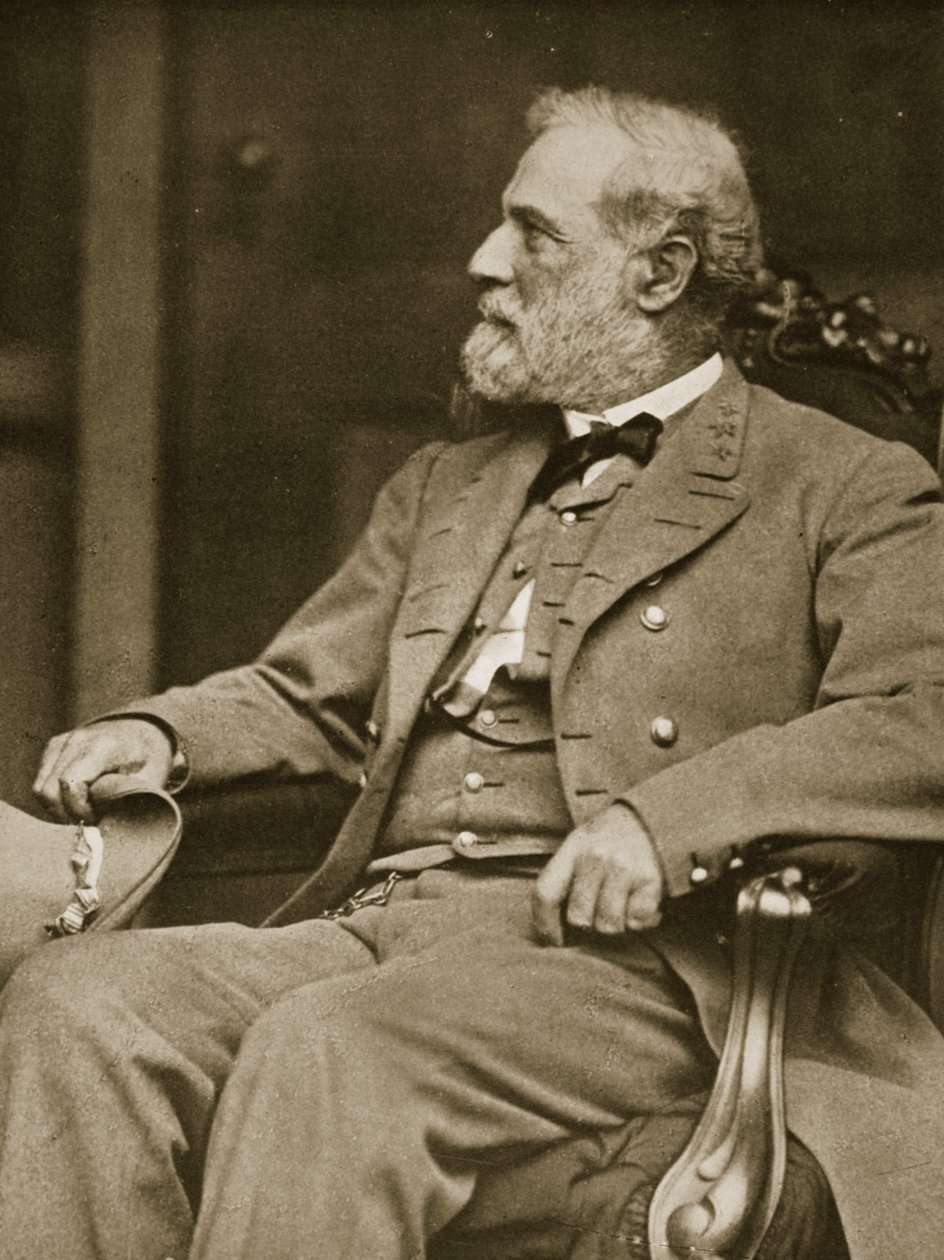 General Robert E. Lee in seinem Haus in Richmond, April 1865 von Mathew B. Brady