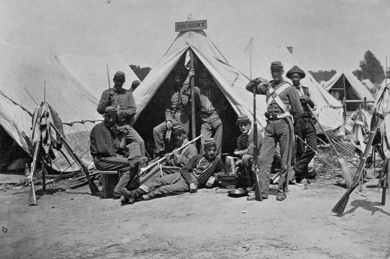 Bundeslager, 1862 von Mathew B. Brady
