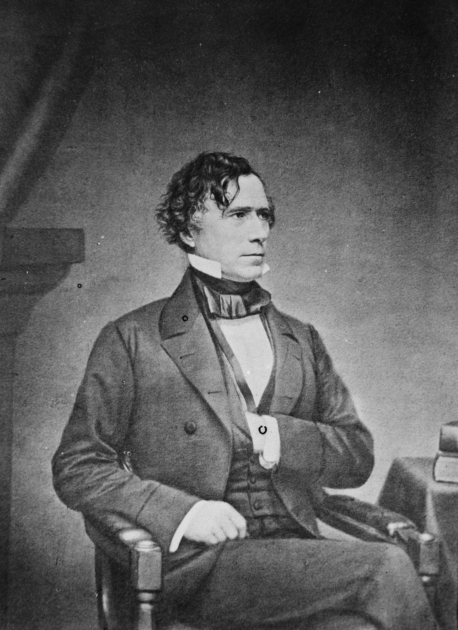 Präsident Franklin Pierce, 1855-65 von Mathew B. Brady