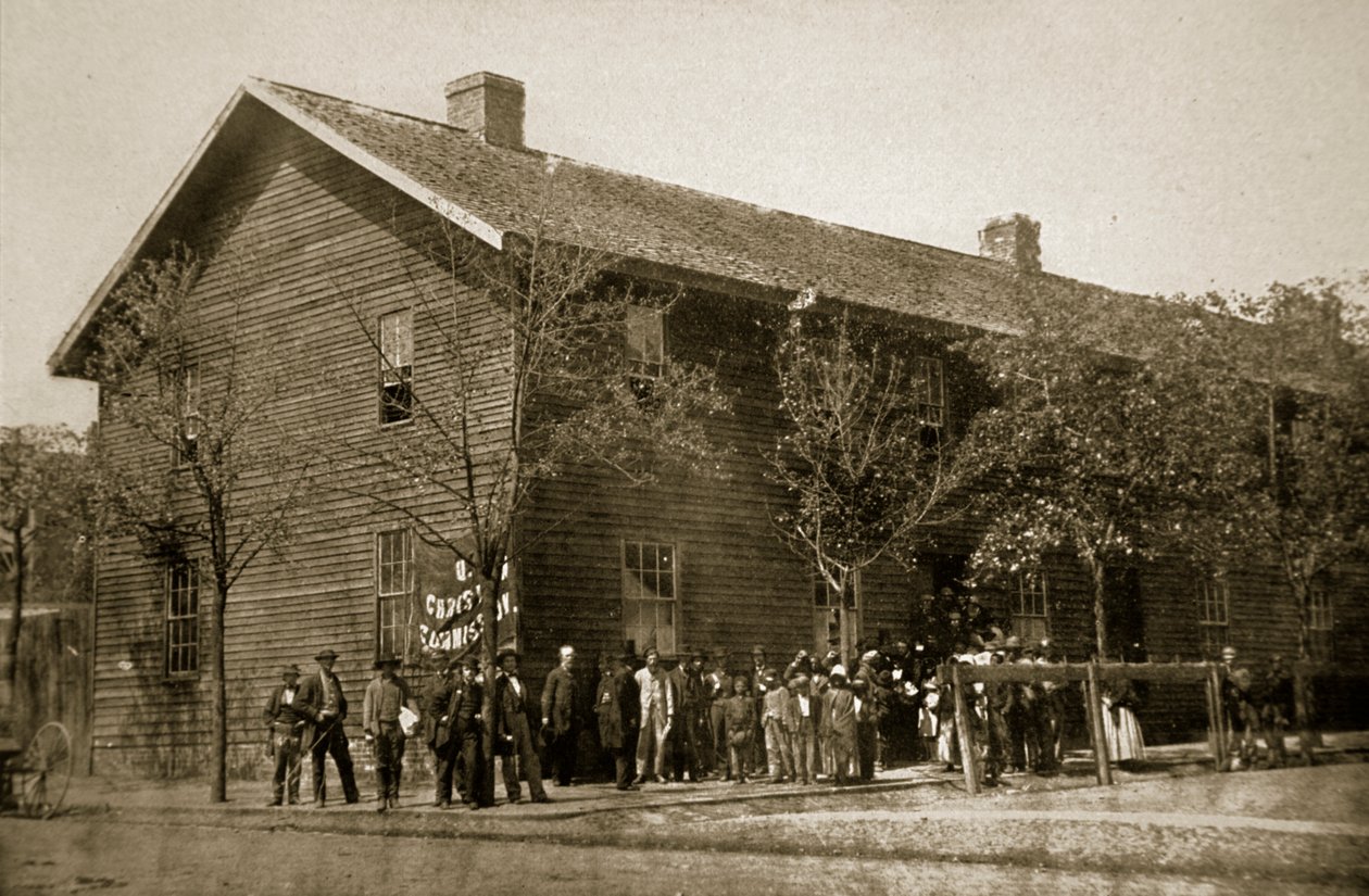 Hauptquartier der Christlichen Kommission, Richmond, 1861-65 von Mathew B. Brady