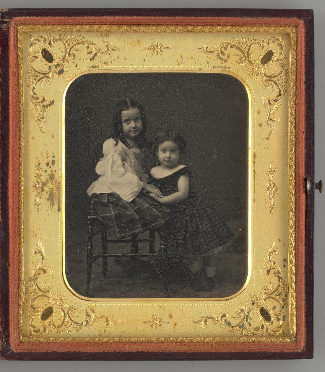 Unbetiteltes Porträt von zwei Mädchen, 1861 von Mathew Brady