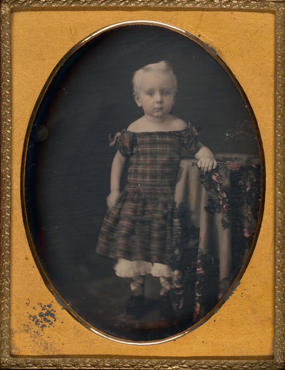 Unbetiteltes Porträt eines Kindes, 1839-60 von Mathew Brady