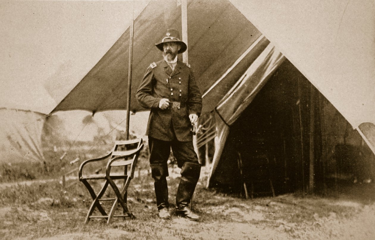 General G. Meade im Lager von Mathew and studio Brady