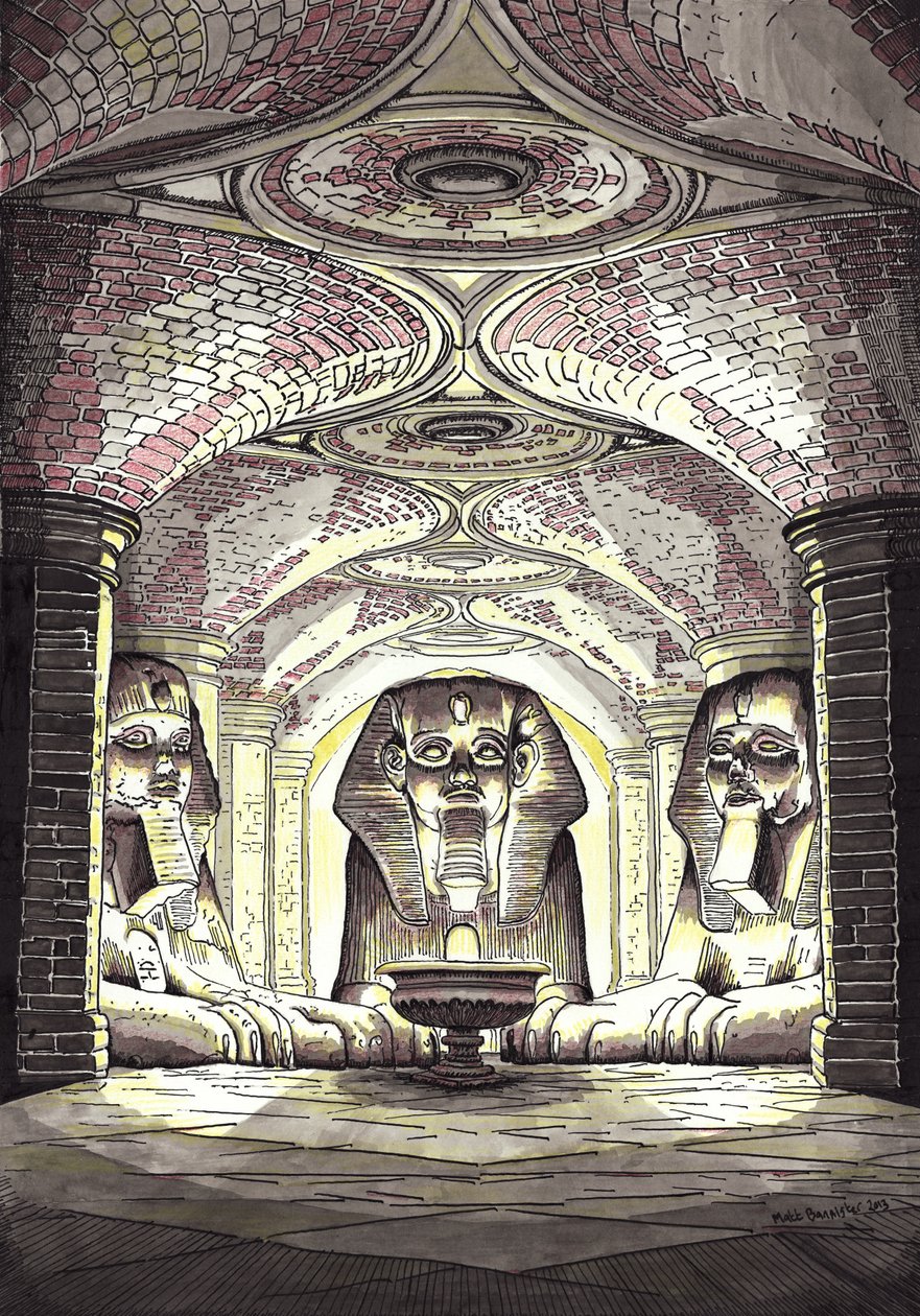 U-Bahn Sphinxen, 2013 von Matt Bannister
