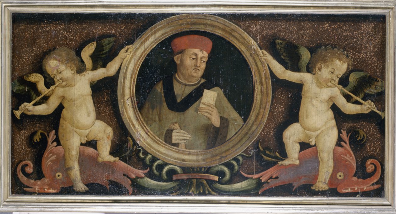 Männliches Porträt mit Putti von Matteo di Giuliano di Lorenzo Balducci