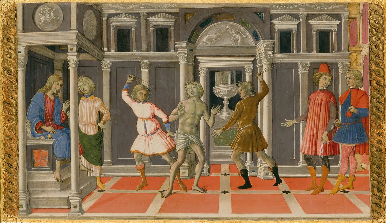 Der Traum des heiligen Hieronymus, 1476 von Matteo di Giovanni