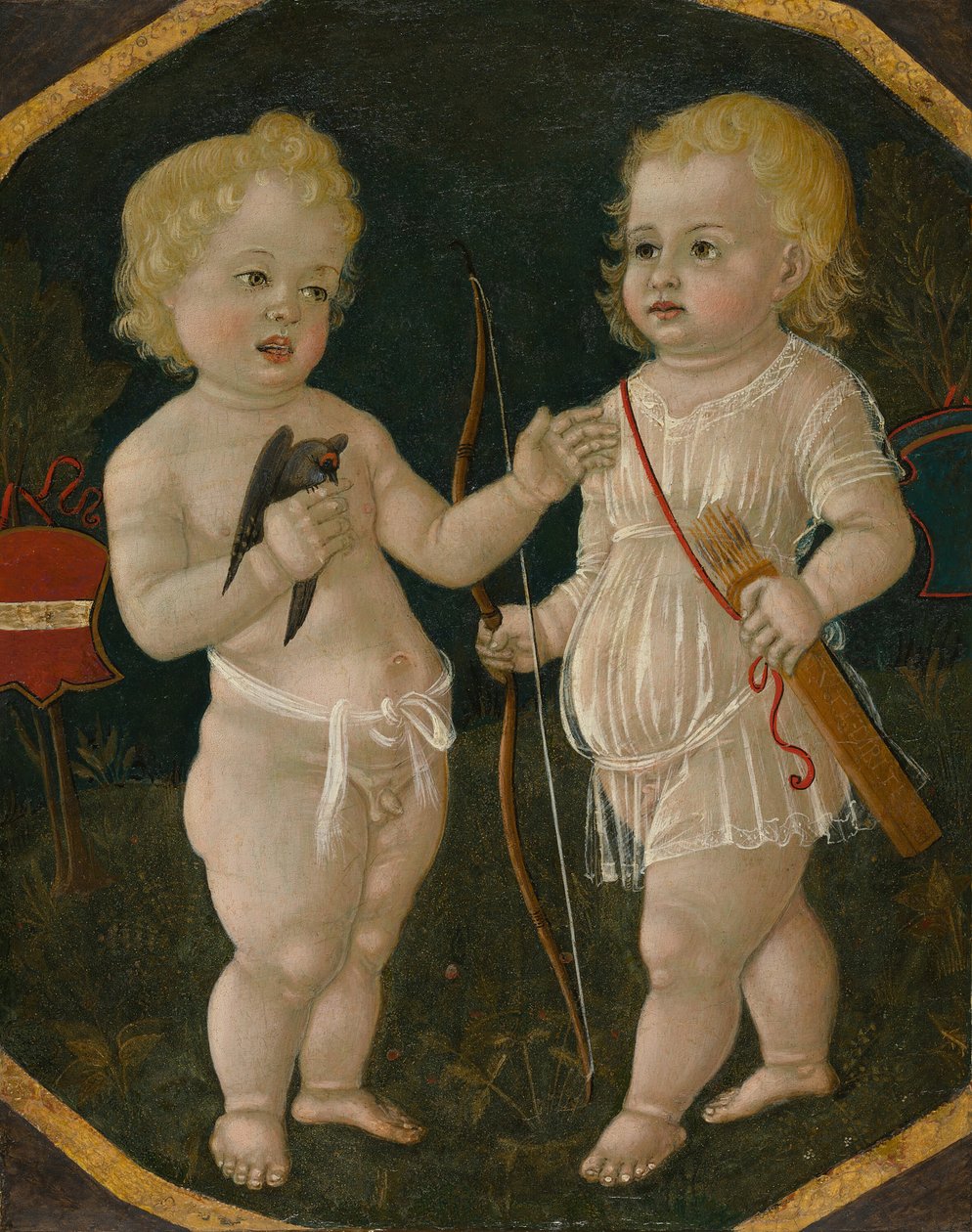 Zwei Putti, 1490-1510 von Matteo di Giovanni