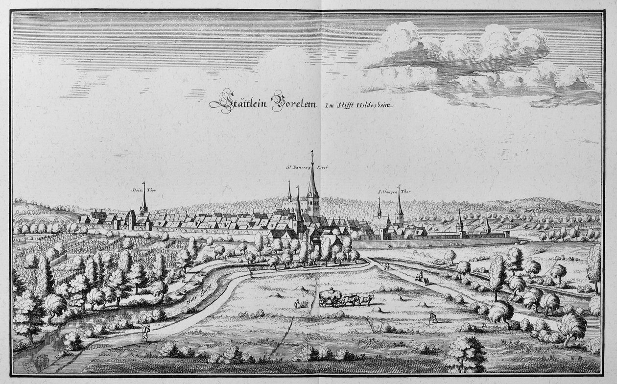 Bockenem, Niedersachsen, Deutschland von Matthaus Merian