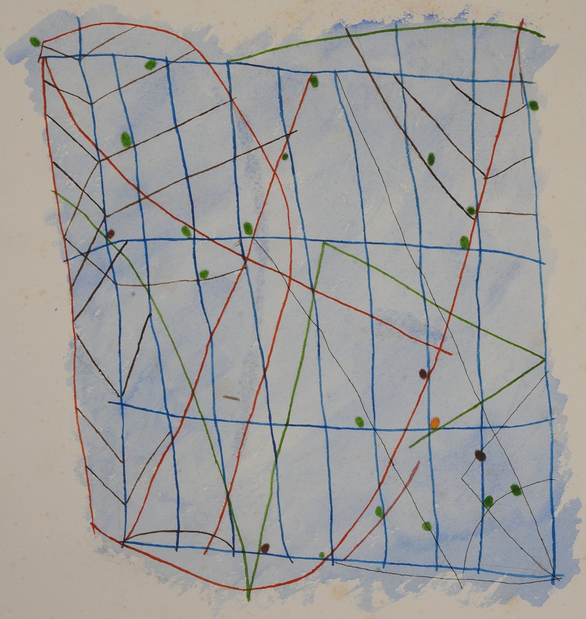 Stabkarte 2, 2014 von Matthew Hilton