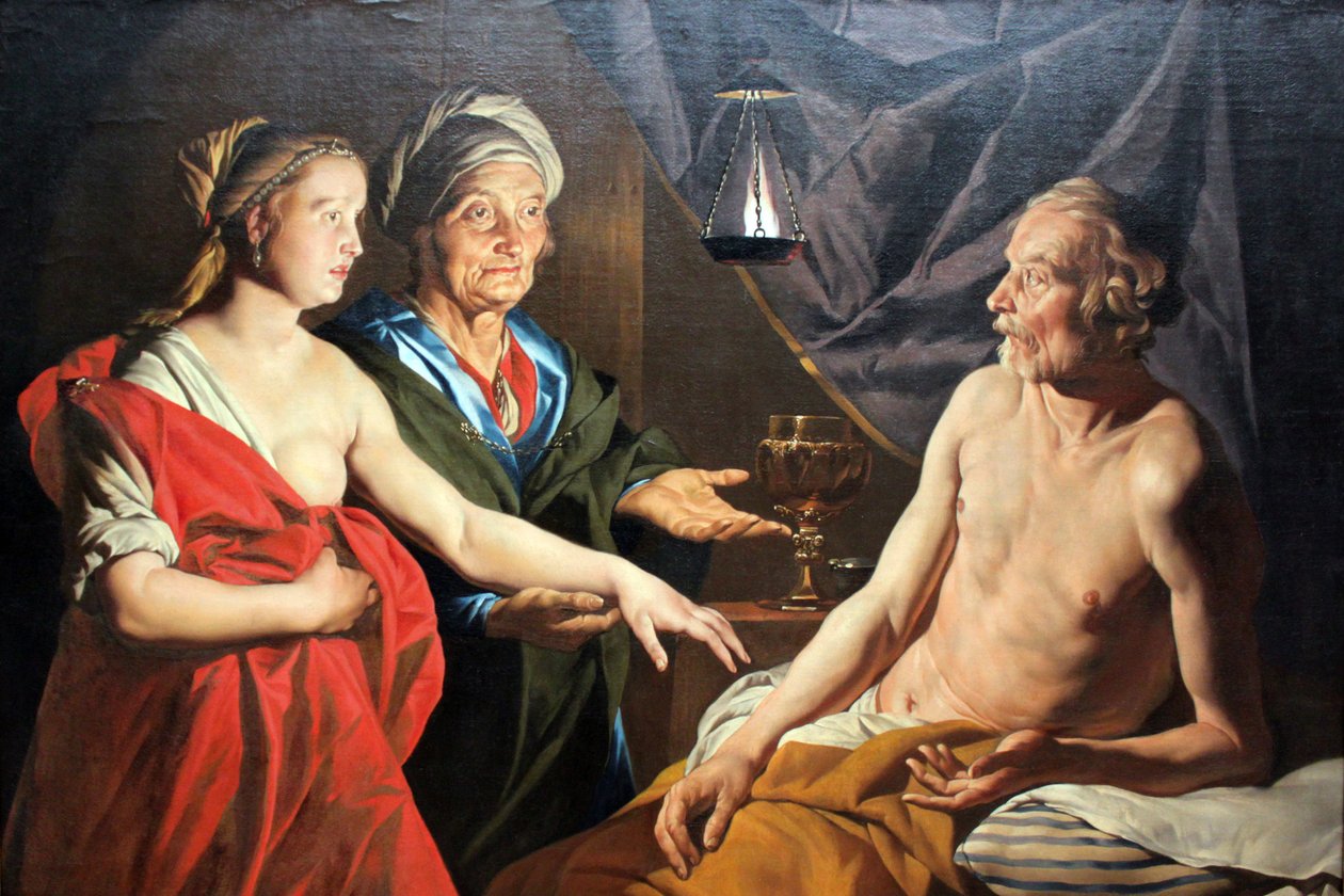 Sarah führt Hagar zu Abraham von Matthias Stom