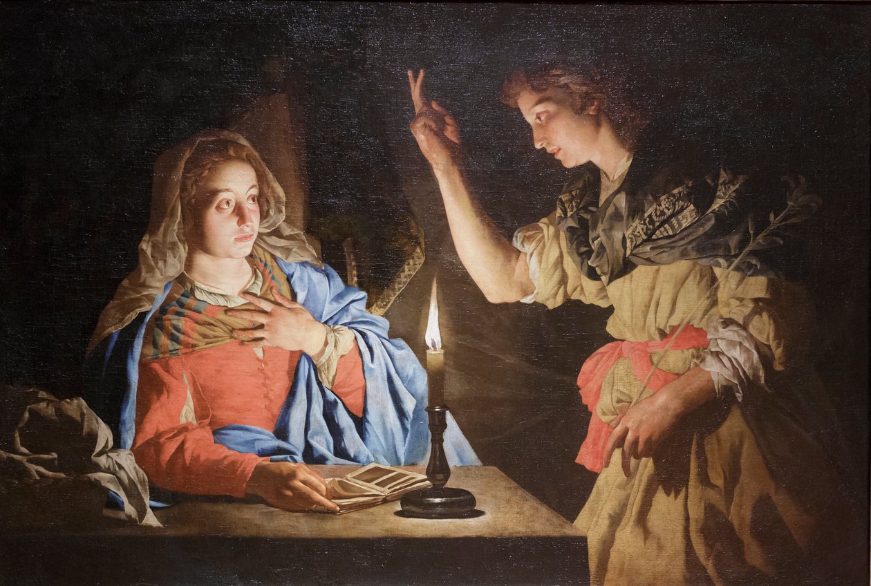 Verkündigung von Matthias (c.1600 p.1650) Stomer