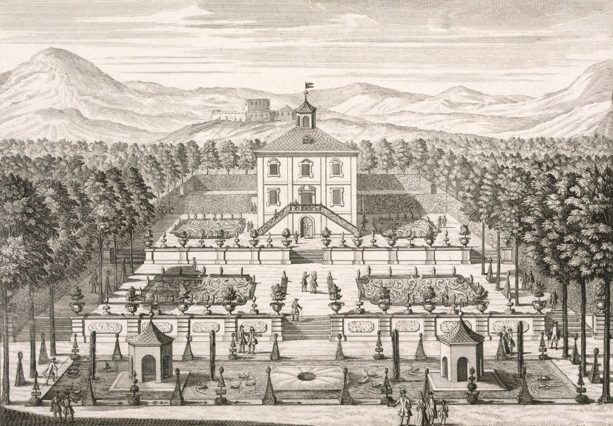 Haus und Garten, 1715 von Matthias Diesel