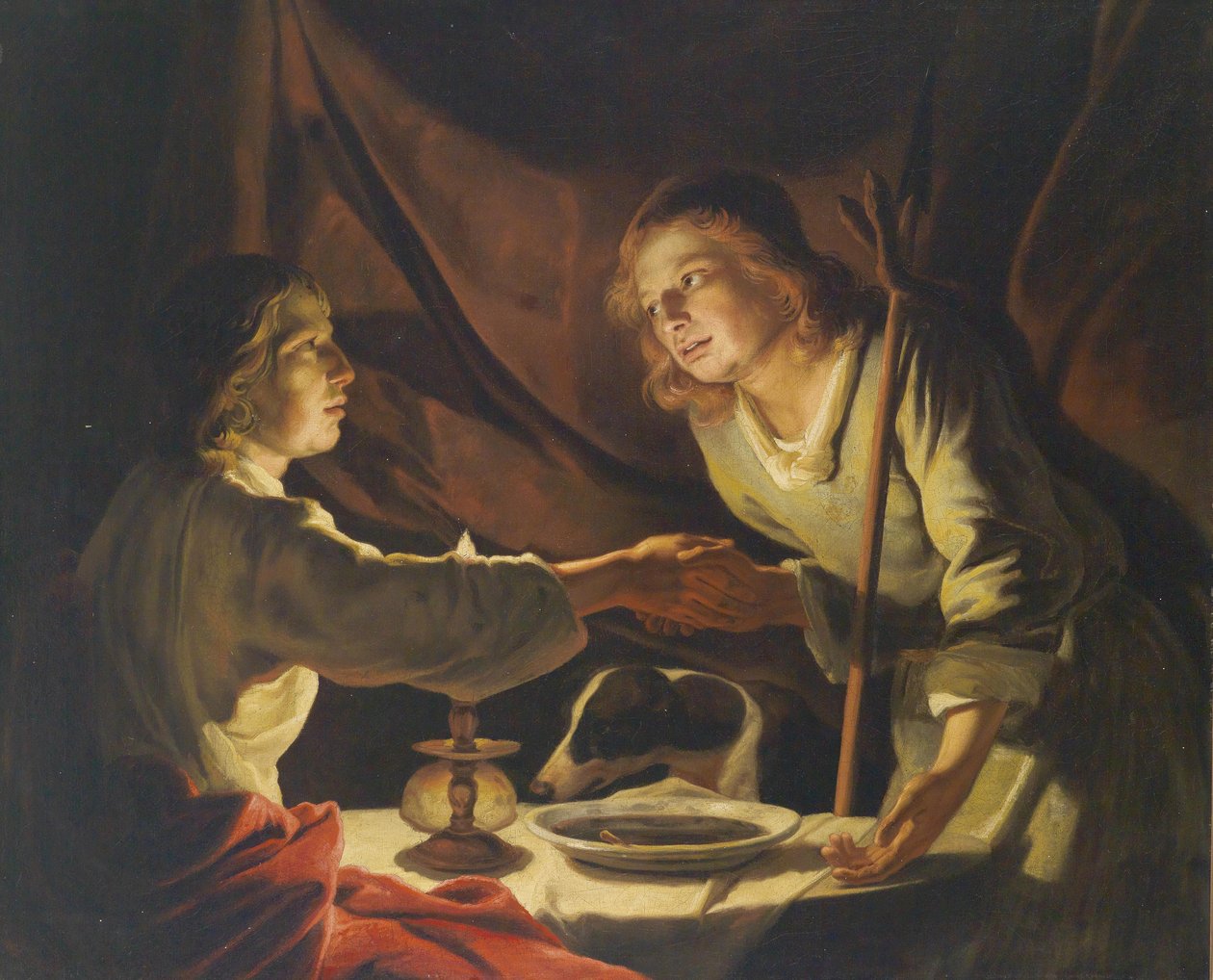 Esau und Jakob von Matthias Stomer