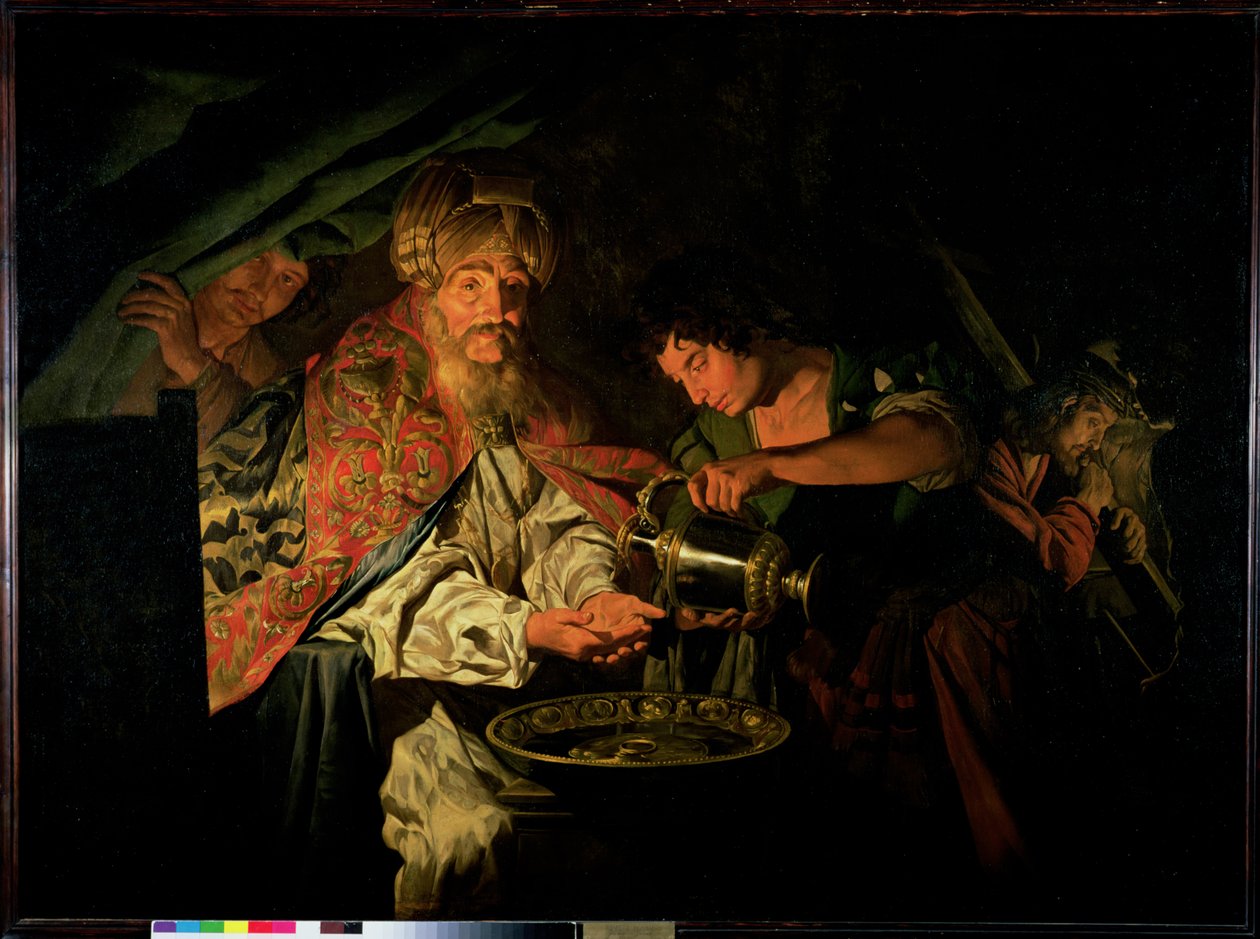 Pilatus wäscht seine Hände von Matthias Stomer