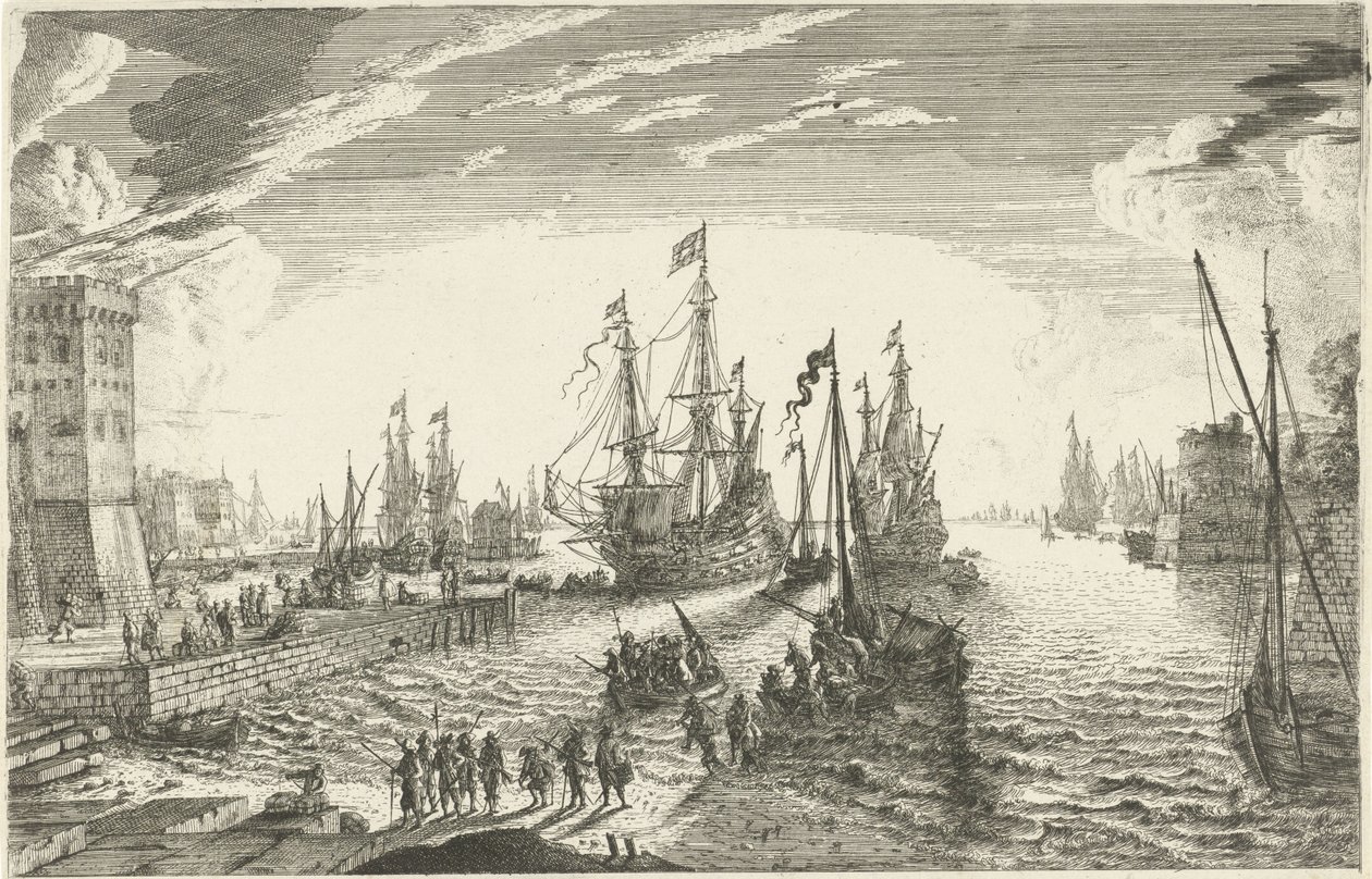 Landung von Soldaten von Matthieu van Plattenberg