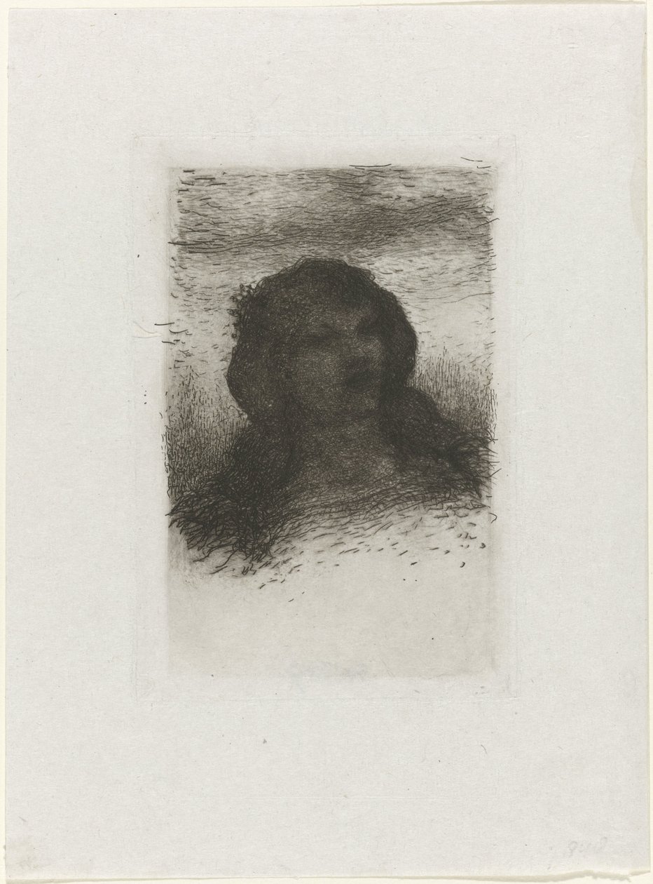 Kopf eines Mädchens von Matthijs Maris