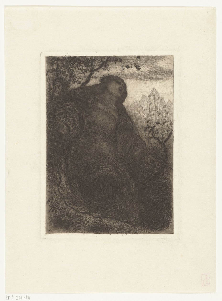 Frau unter einem Baum von Matthijs Maris