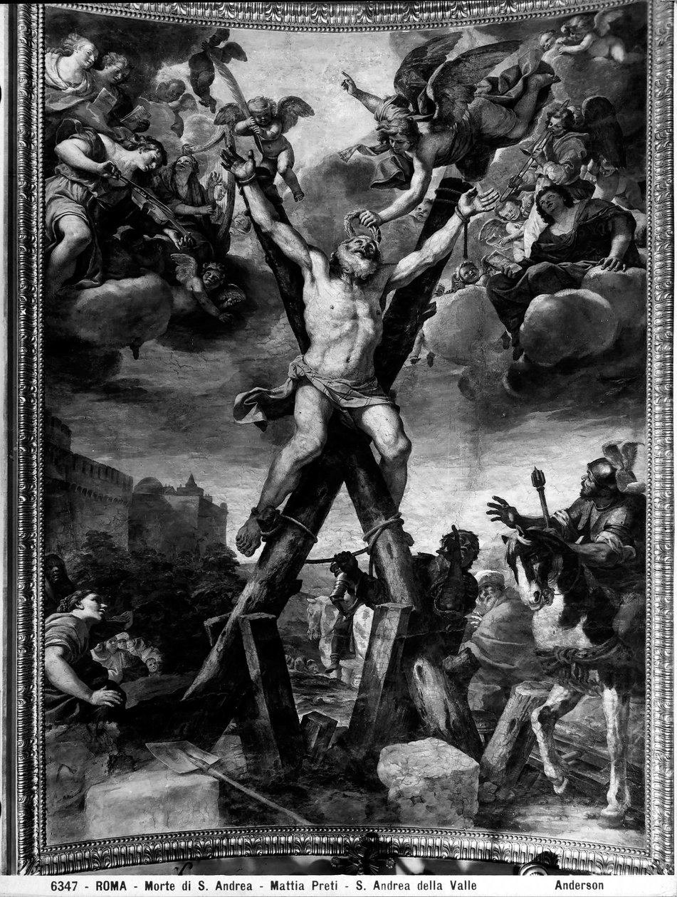 Martyrium des Hl. Andreas, 1650-51 von Mattia Preti