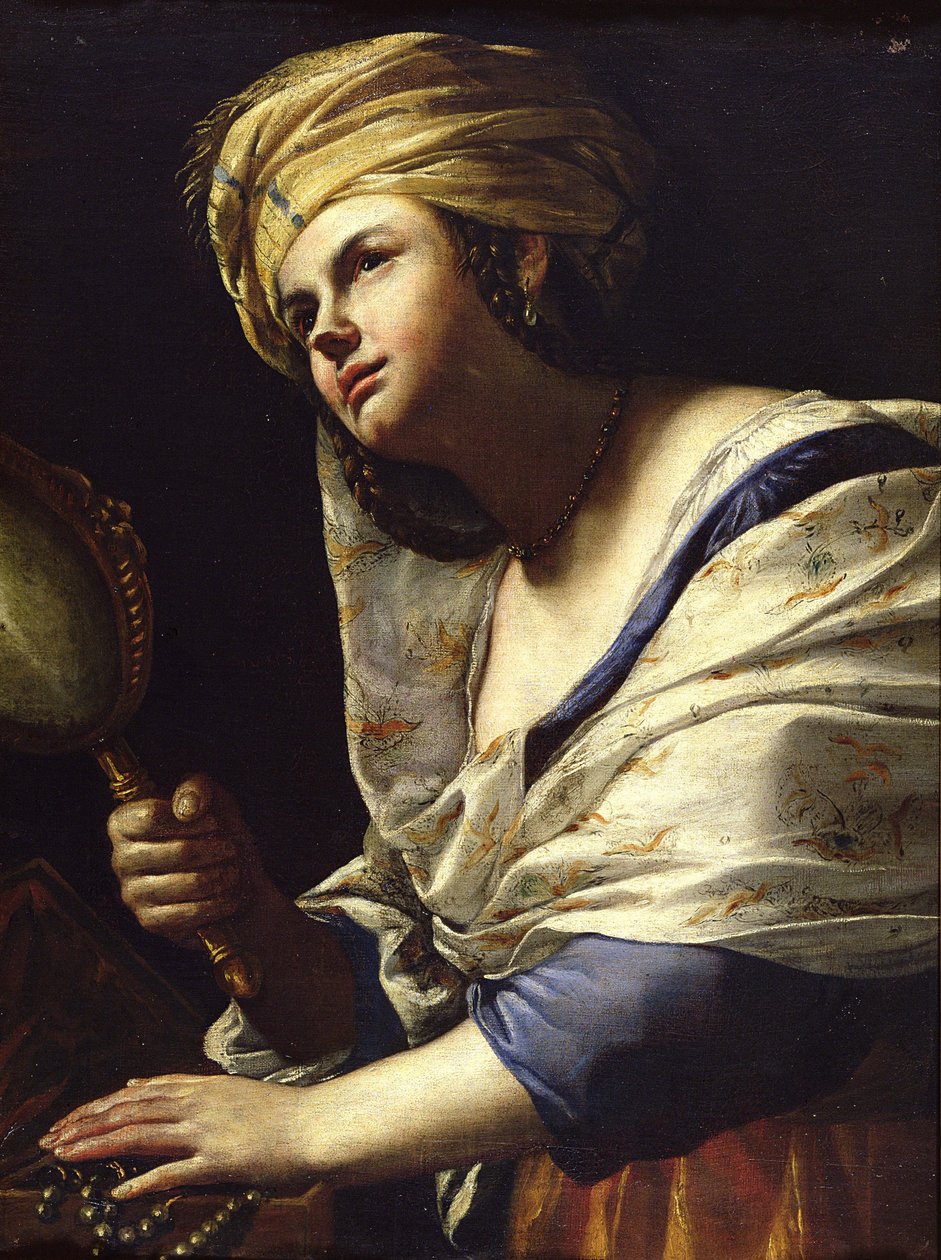 Eitelkeit, ca. 1650-70 von Mattia Preti