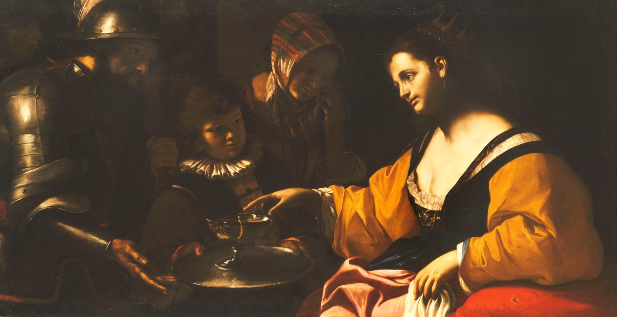 Sophonisba erhält den Giftbecher von Mattia Preti