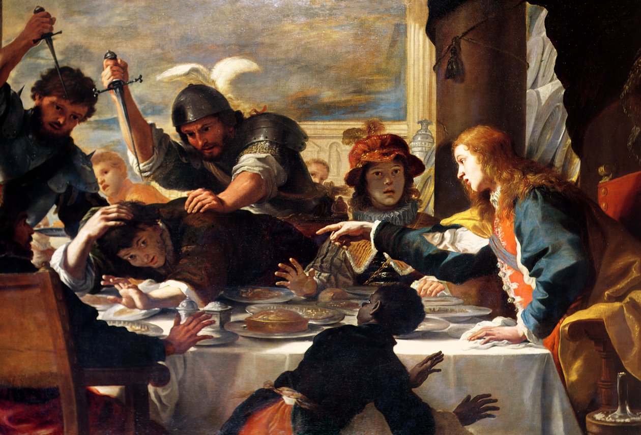 Das Fest von Absalom von Mattia Preti