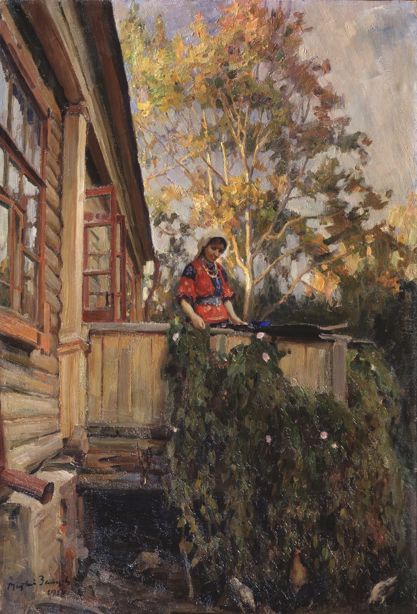 Auf dem Balkon von Matvei Markovich Zaytsev